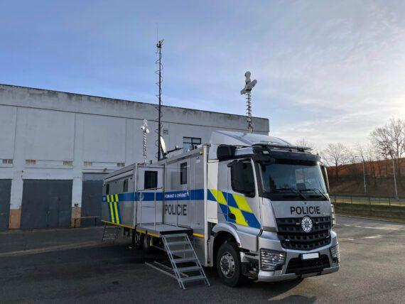 Vozidlo JUPITER využívané na MS v ledním hokeji navštívil prezident ČR